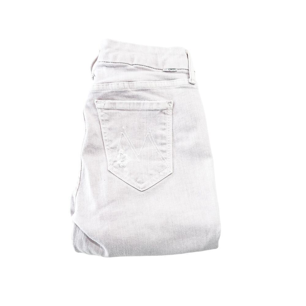 Mother The Looker Crop Sexy Just Walked Into Town Blush Dye Rose Denim Jean SZ24